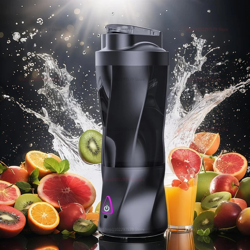Portable Blender Electric Juicer Fruit Mixers USB Rechargeable Smoothie Mini Blender Multifunction Juice Maker for Use in Homes.
