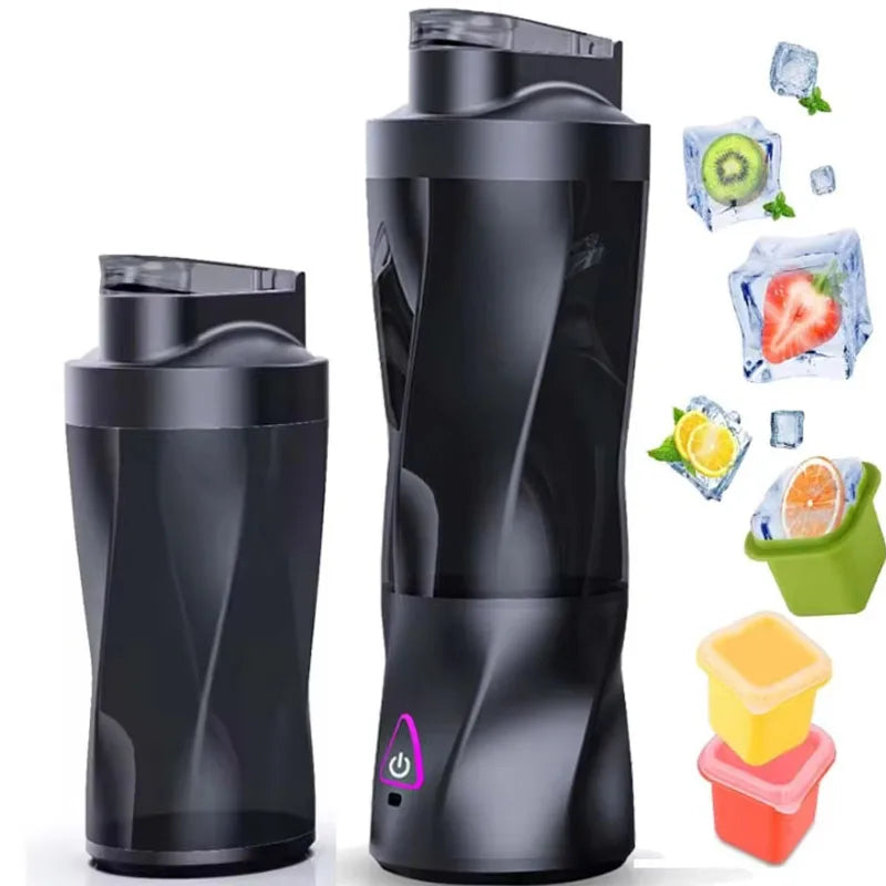 Portable Blender Electric Juicer Fruit Mixers USB Rechargeable Smoothie Mini Blender Multifunction Juice Maker for Use in Homes.