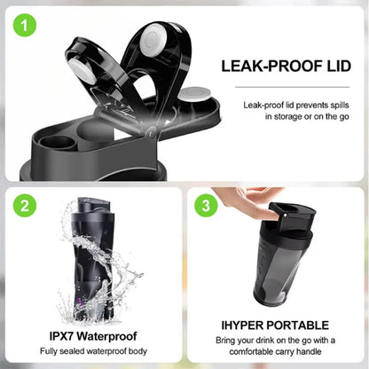 Portable Blender Electric Juicer Fruit Mixers USB Rechargeable Smoothie Mini Blender Multifunction Juice Maker for Use in Homes.